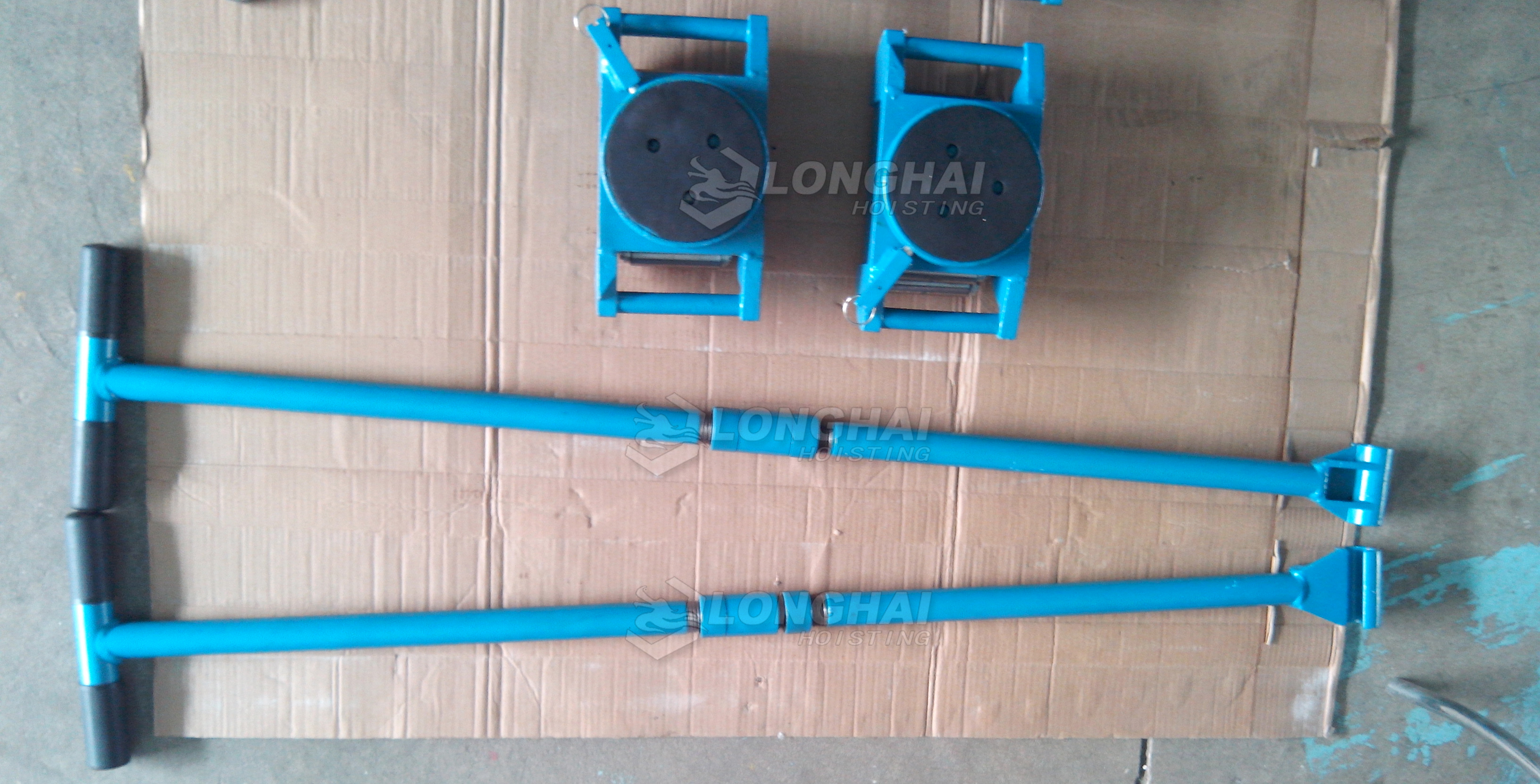 handle of Machine Skates of LHRE-U Series Kits & Sets with Swivel-Locking-Smooth Top- LHRD-U