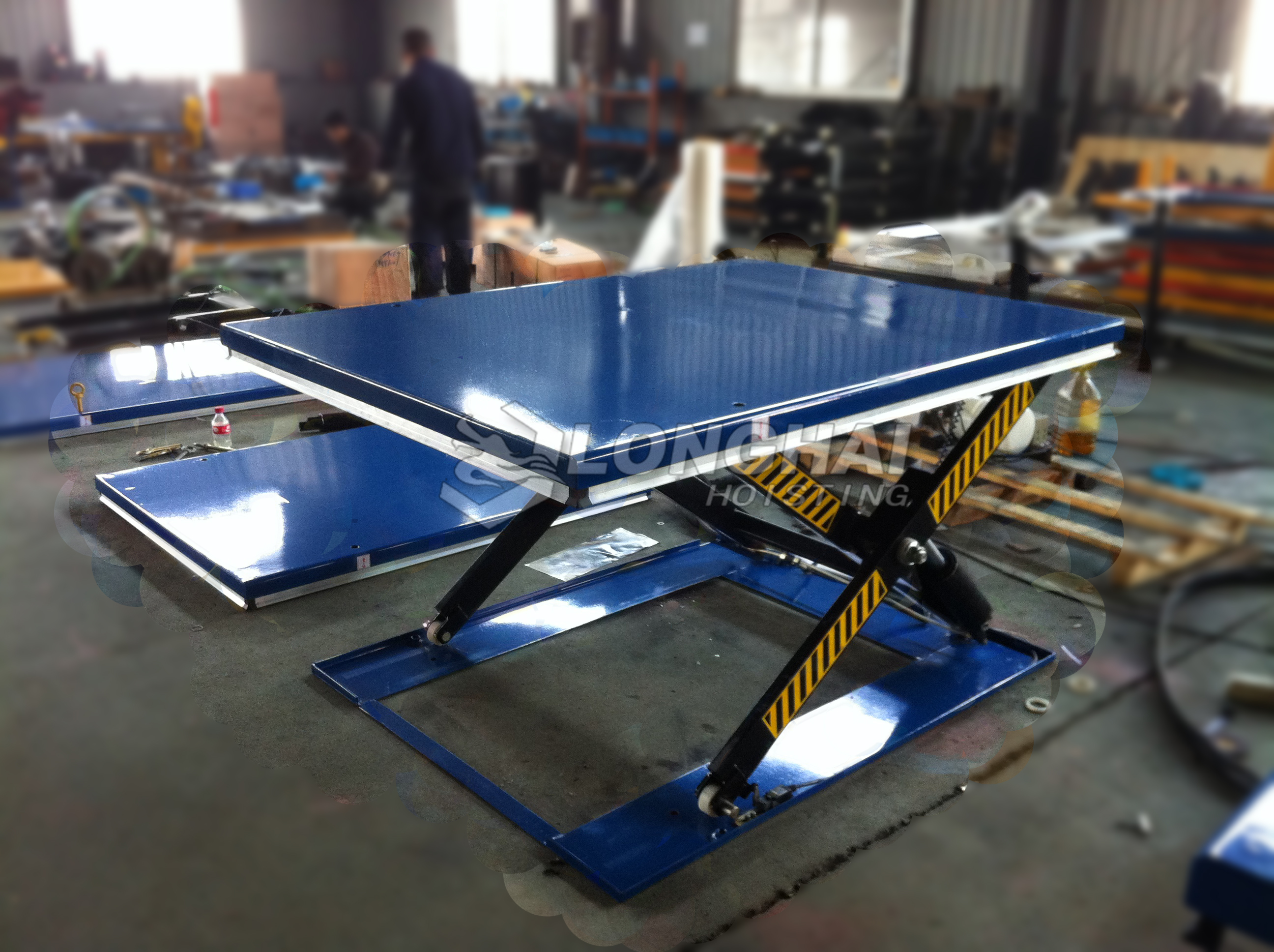 Low Profile Hydraulic Pump Electric Lift Table