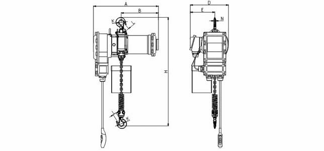 Explosion-proof Electric Chain Hoist Explosion-proof Electric Chain Hoist