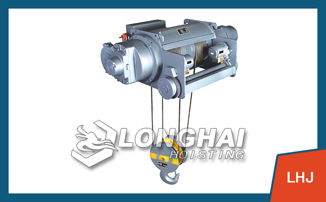 Aluminum Electric Wire Rope Hoist in Japan Style