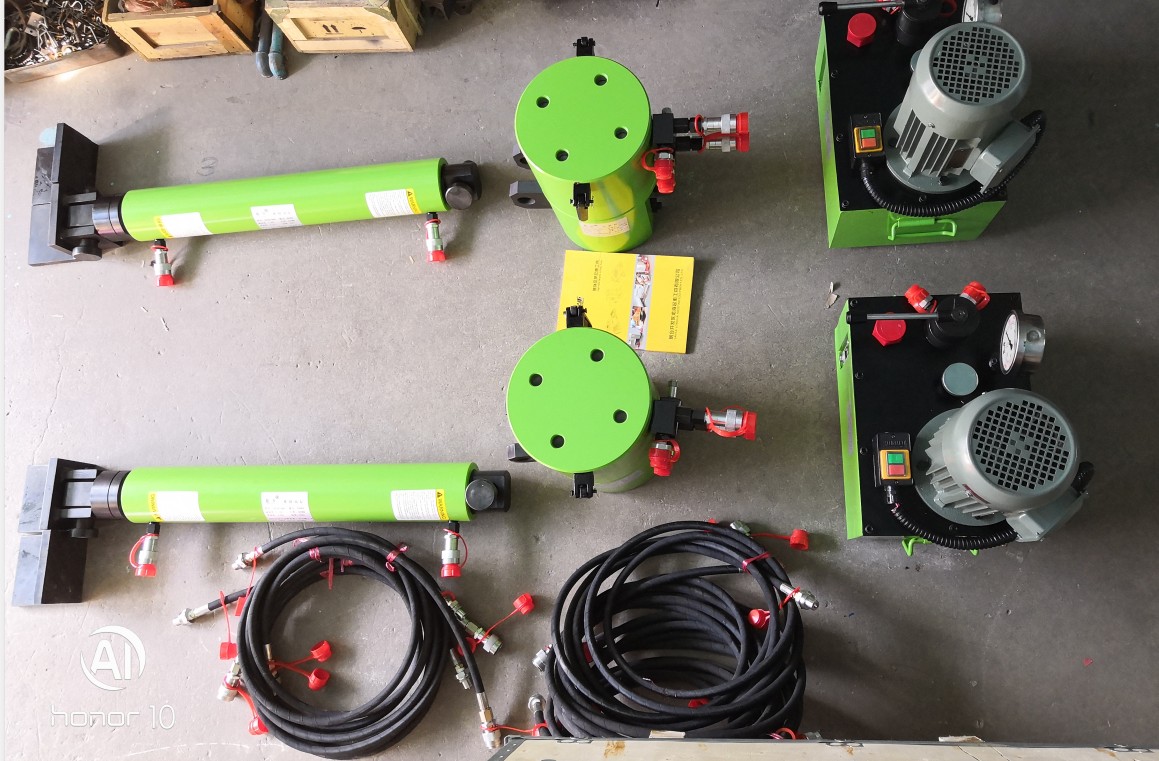 detailed parts of Heavy Track Hydraulic Skidding System